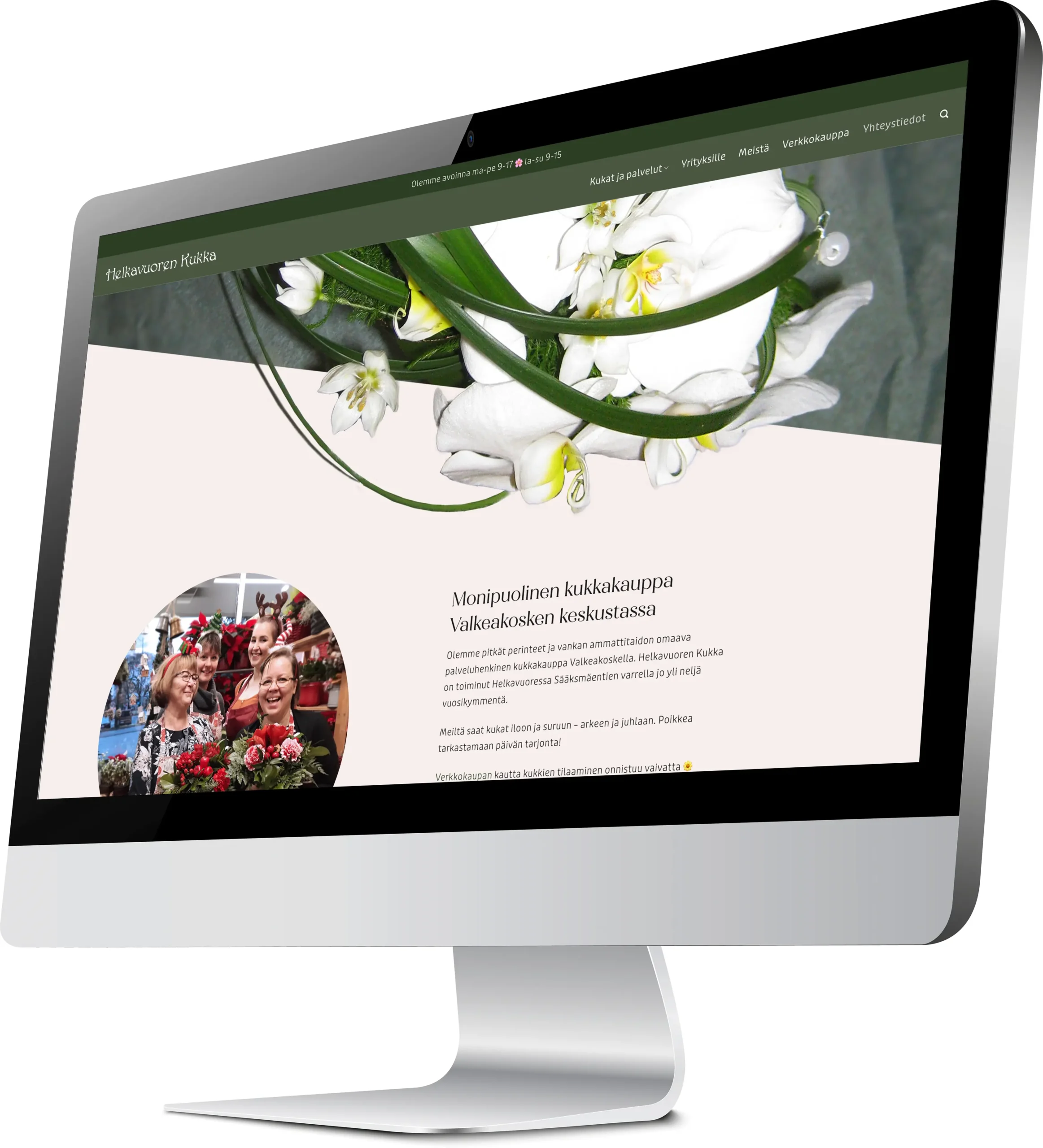 kotisivut kukkakauppa isoref